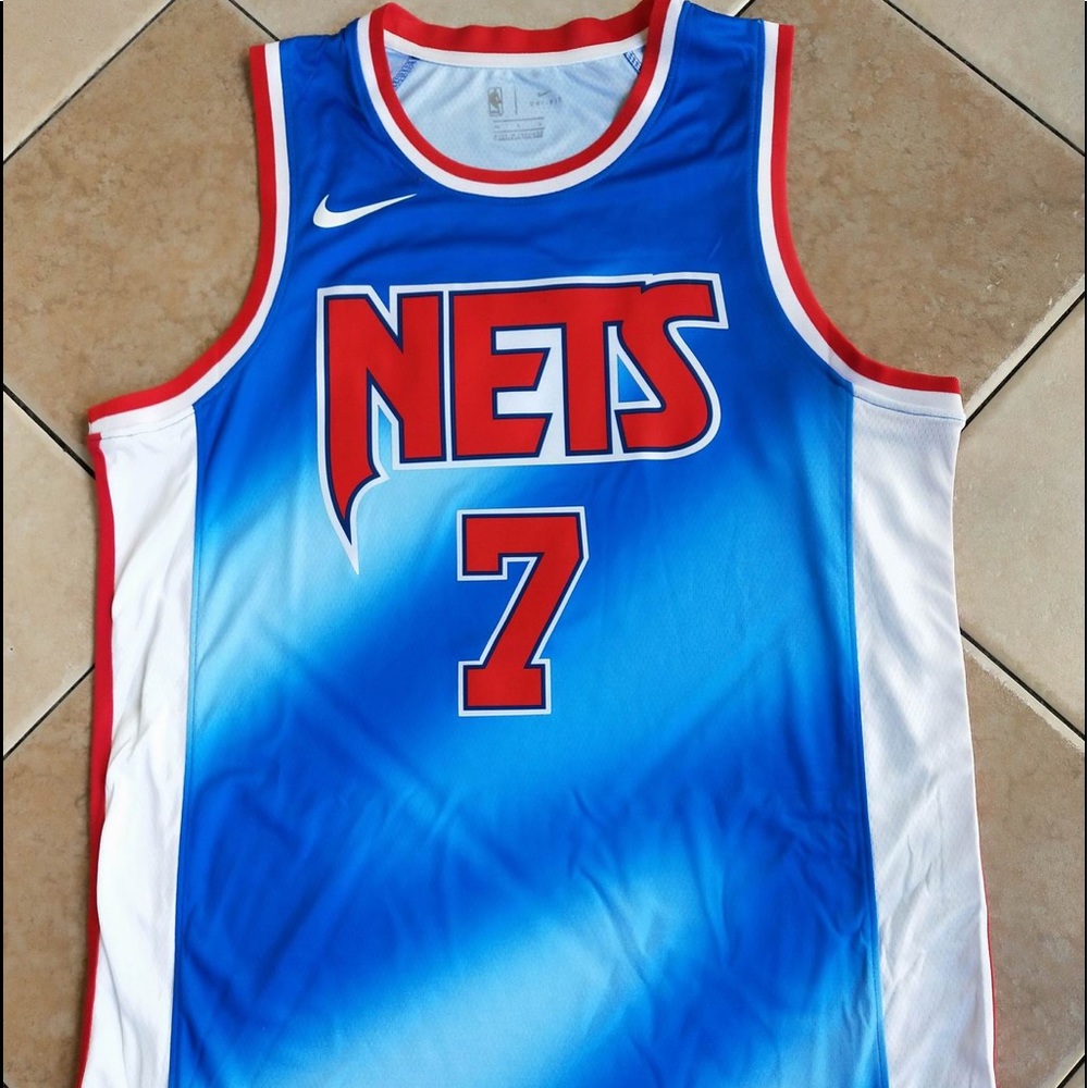 Kevin Durant #7 Brooklyn Nets Nike Classic Edition Swingman Jersey Size L